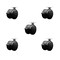 Service Caster 2'' Black Floor Safe Twin Wheel Casters with Brakes Top Plate, 5PK SCC-TP02S50-TPR-BLK-B-5 - alternate 1